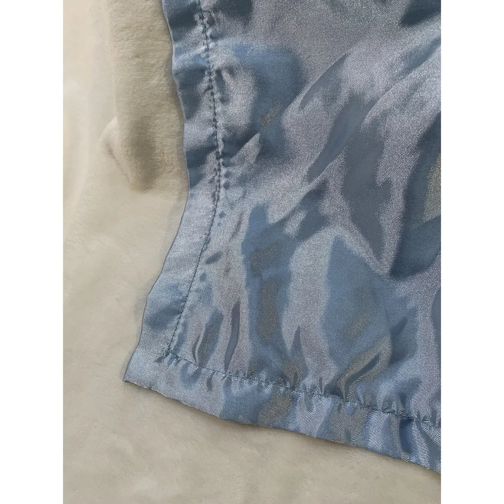 Baby Essentials Blue Puppy‎ Lovey Sailboat Security Blanket Satin Trim RARE NWOT
